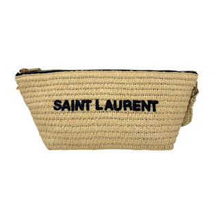 Saint Laurent Le Raffia Shoulder Bag