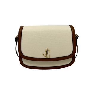 Jimmy Choo Satchel Canvas Leather