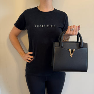 Versace Virtus Small Top Handle Bag