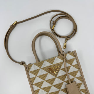 Prada Symbole Mini Box Tote Bag