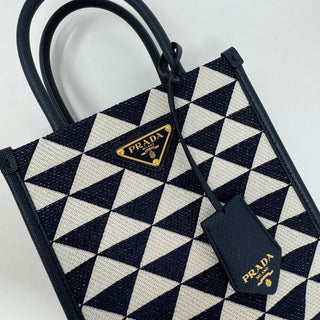 Prada Symbole Mini Box Tote Bag
