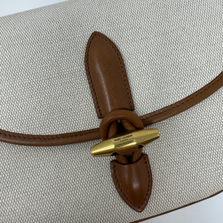 Saint Laurent Le Caban Canvas Shoulder Bag
