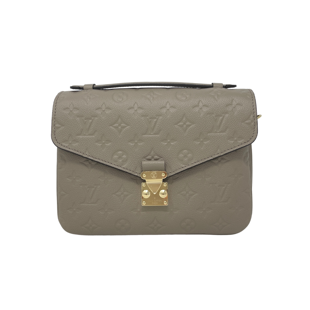Louis Vuitton, Bags, Lv Pochette Metis In Monogram Empreinte Leather