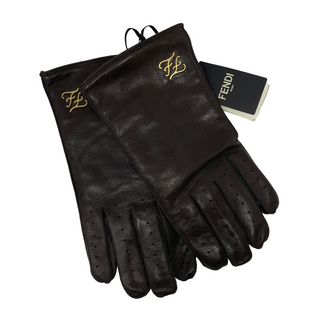 Fendi Men's Leather Gloves