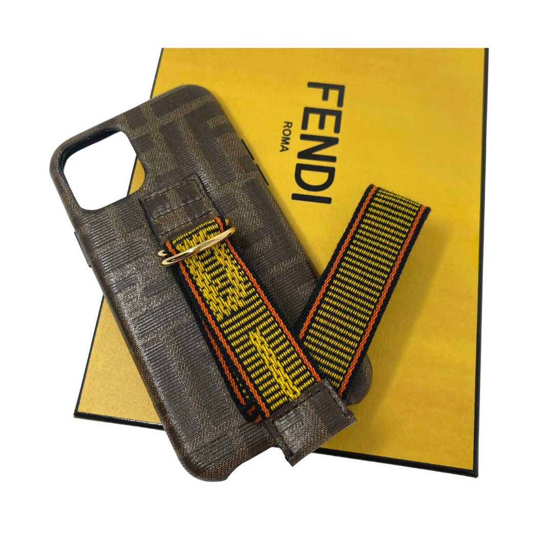 Fendi FF Logo Print iPhone X Case