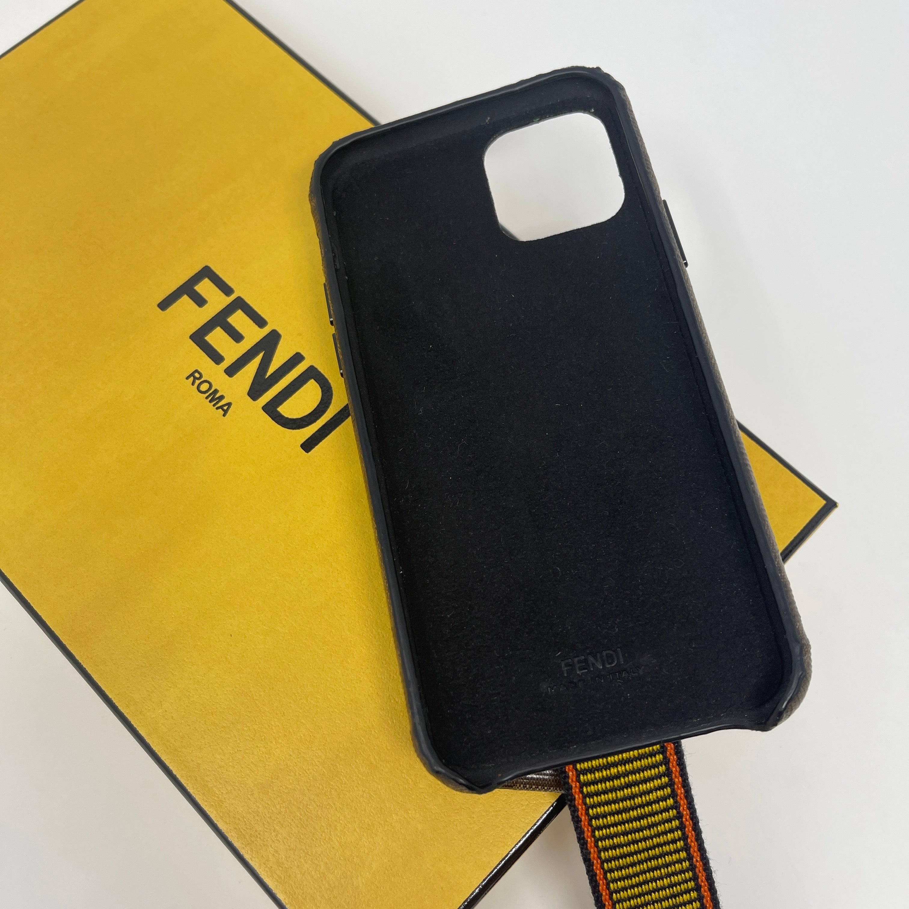 Fendi FF Logo Print iPhone X Case Fendi FF Logo Print iPhone X Case